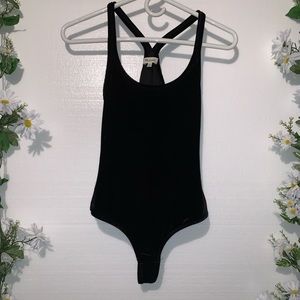 MADEWELL velvet BODY SUIT